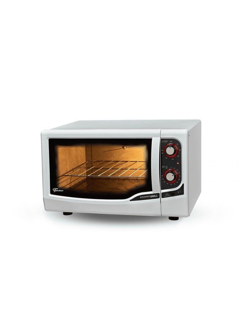 Forno Elétrico Fischer Gourmet Grill Bancada 44L Branco 220V