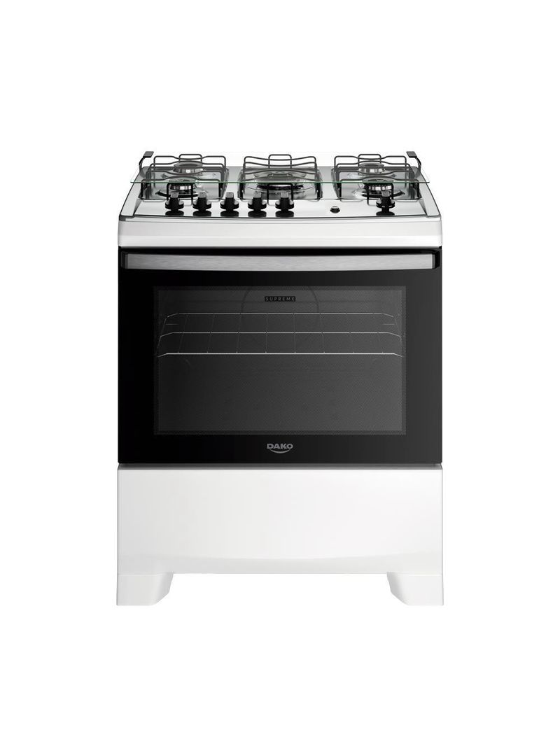 Fogão 5 Bocas Dako Com Mesa Inox Supreme Tripla Chama Bivolt