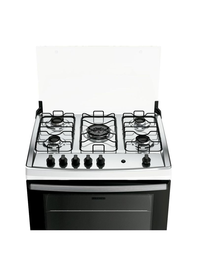 Fogão 5 Bocas Dako Com Mesa Inox Supreme Tripla Chama Bivolt