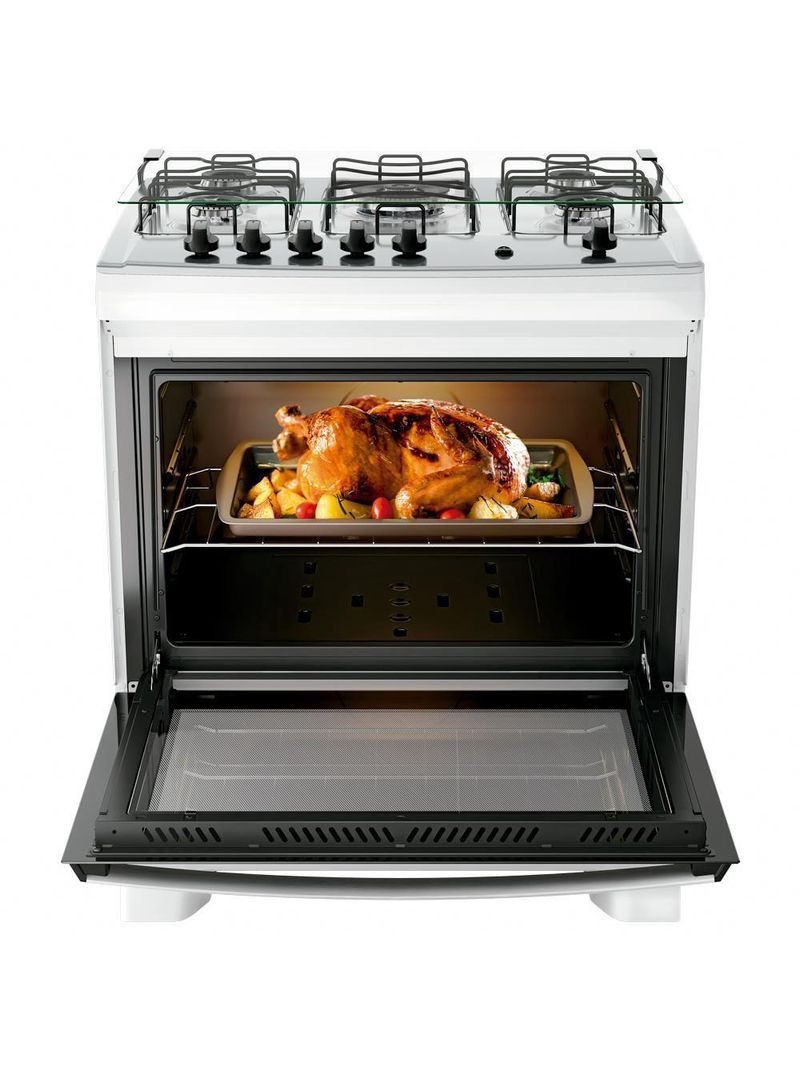 Fogão 5 Bocas Dako Com Mesa Inox Supreme Tripla Chama Bivolt