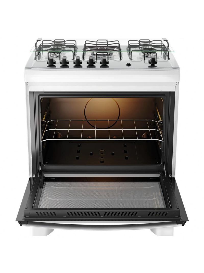 Fogão 5 Bocas Dako Com Mesa Inox Supreme Tripla Chama Bivolt