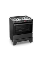 Fogao Ideal Super 5 Bocas 84L Esmaltec Preto Bivolt