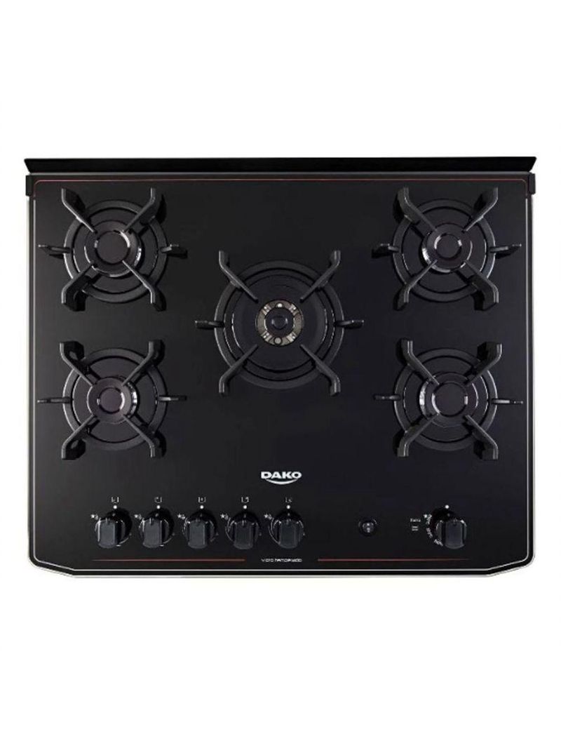 Fogão De Piso Dako 5 Bocas Magister Preto Bivolt
