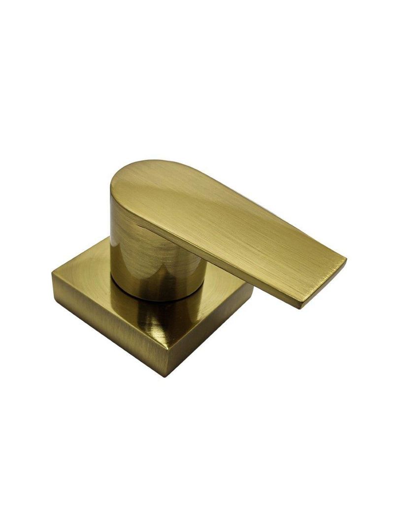 Acabamento Registro Banheiro Alavanca Dourado Gold Escovado Brilhante Padrão Deca Metal Luxo