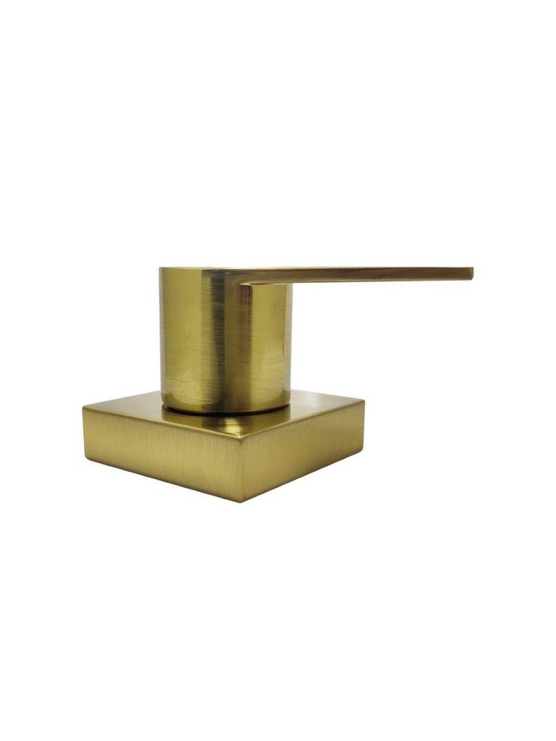 Acabamento Registro Banheiro Alavanca Dourado Gold Escovado Brilhante Padrão Deca Metal Luxo