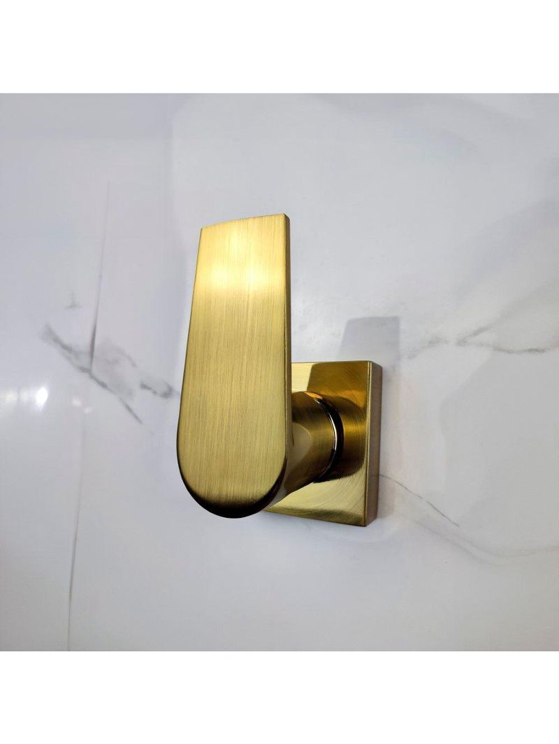 Acabamento Registro Banheiro Alavanca Dourado Gold Escovado Brilhante Padrão Deca Metal Luxo