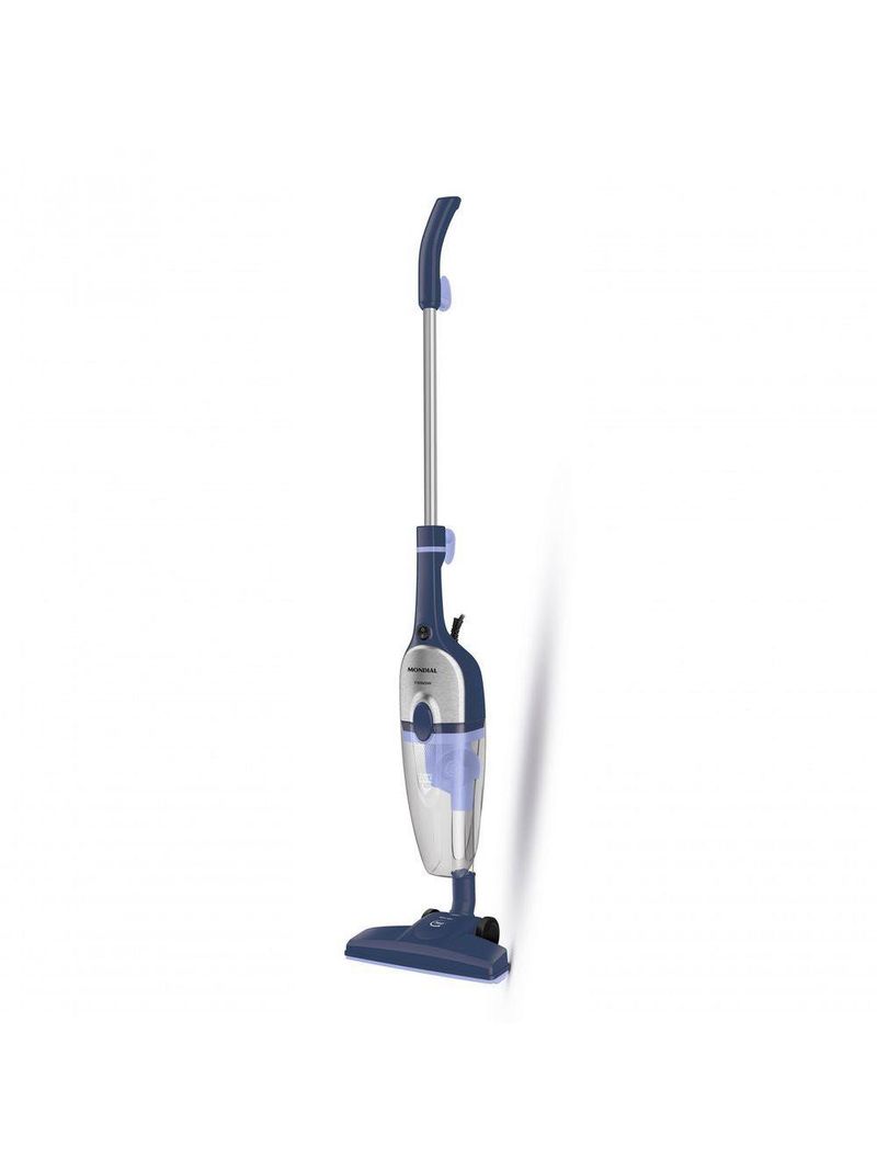 Aspirador De Pó Vertical Mondial Turbo Cycle HEPA AP-41-BLI 1550W Azul Escuro Com Inox 220V