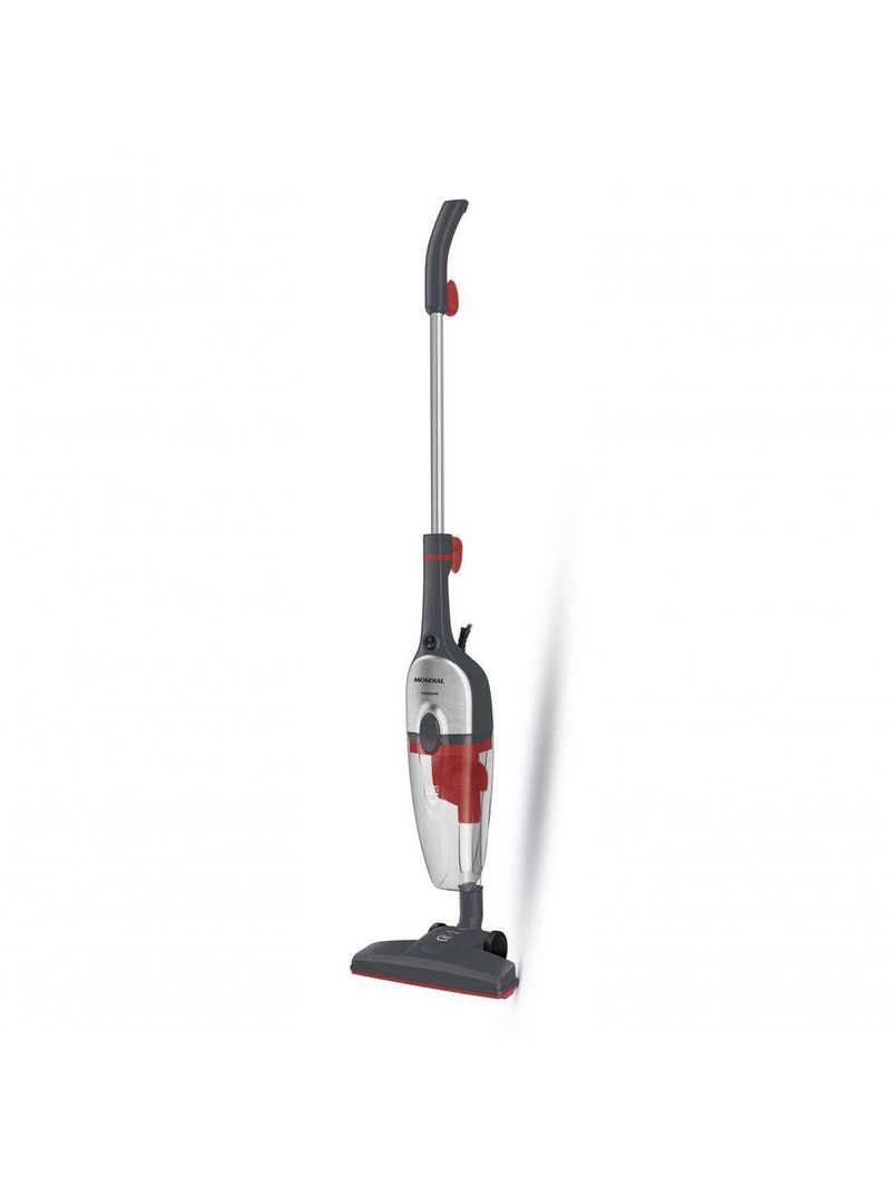 Aspirador De Pó Vertical Mondial Turbo Cycle HEPA AP-41-GI 1550W Cinza Com Inox 220V