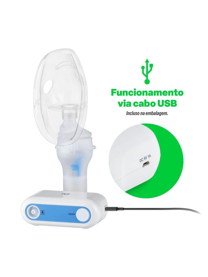 Inalador compressor neb compact multi saúde - hc025