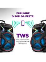 Caixa Amplificada Connect Lights Plus Cm-700 Cm-700 Bivolt