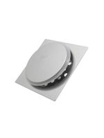 Ralo Click Banheiro Inteligente Quadrado Cromado 10x10 Cm