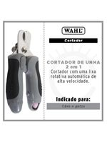 Cortador de unha wahl - 2 em 1