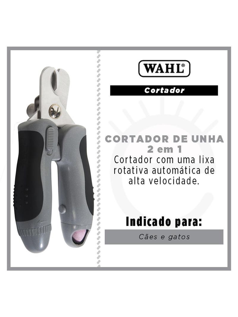 Cortador de unha wahl - 2 em 1