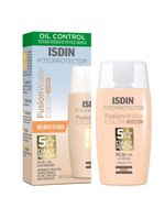 Protetor solar facial  isdin fusion water 5 stars color fps50