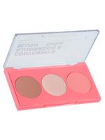 Paleta de contorno & iluminador & blush dailus pele de milhões 1