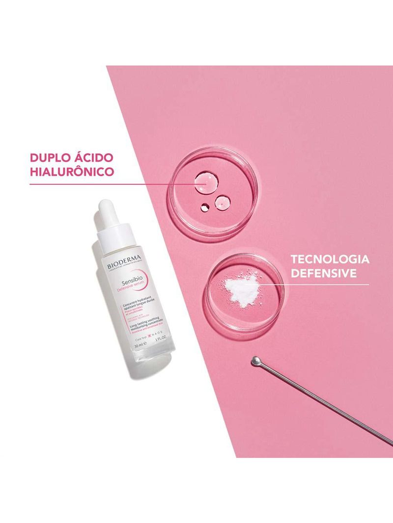 Sérum anti-idade concentrado calmante bioderma sensibio defensive