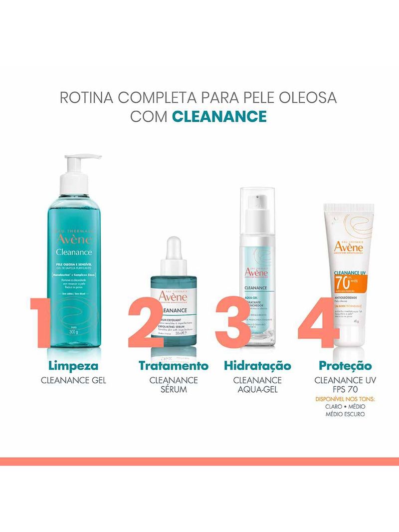 Gel de limpeza purificante avène cleanance refil