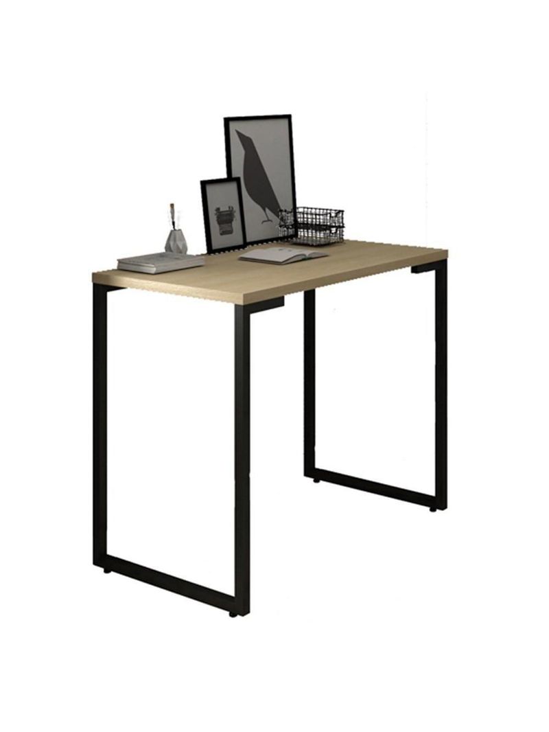 Mesa Escritório 90cm Estilo Industrial New Port F02 Nature - Mpozenato