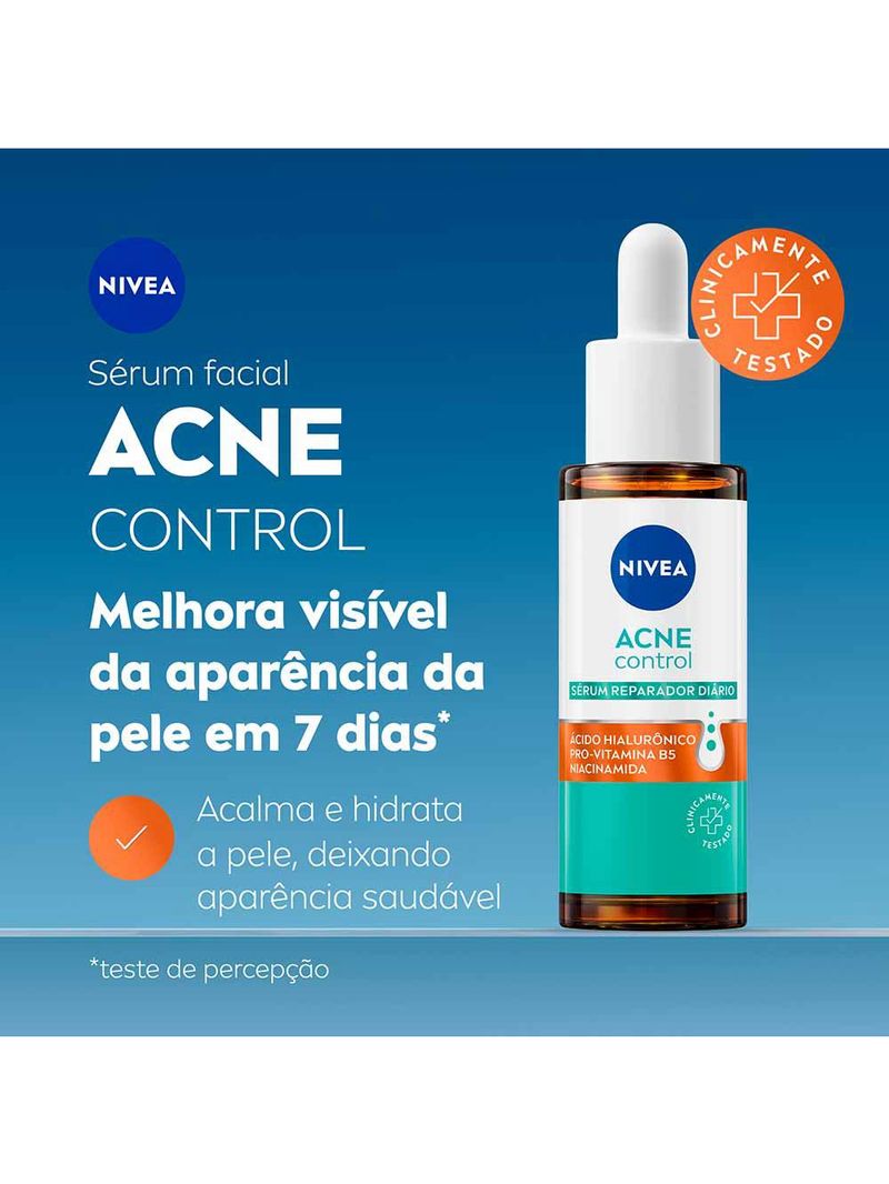 Sérum reparador diário nivea acne control
