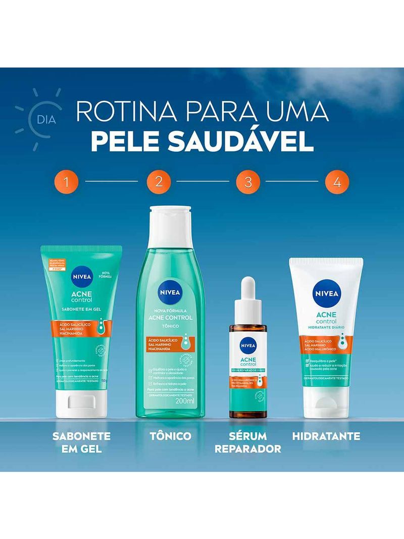 Sérum reparador diário nivea acne control