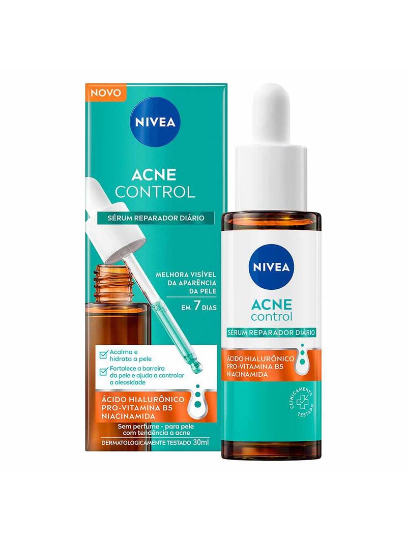 Sérum reparador diário nivea acne control