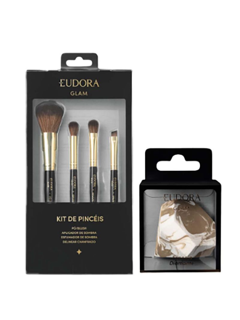 Eudora glam kit de pincéis