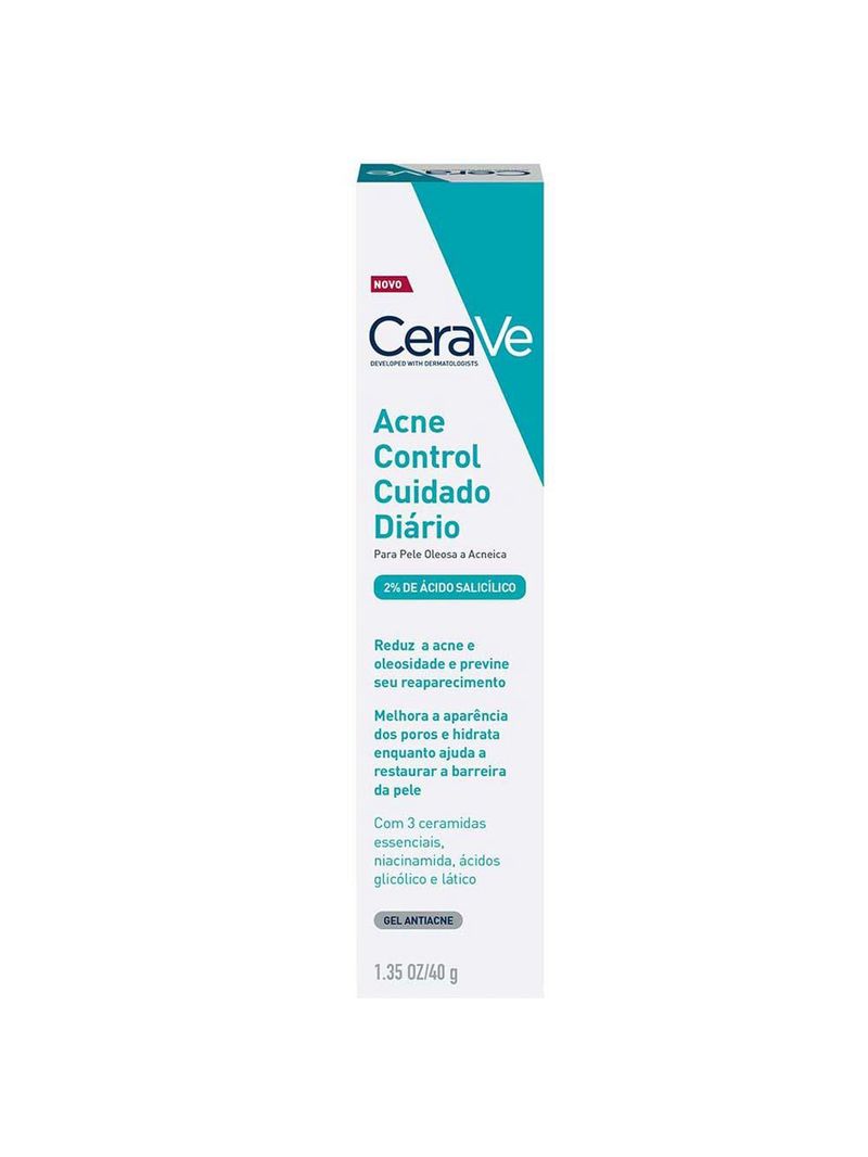 Gel antiacne cerave acne control cuidado diário