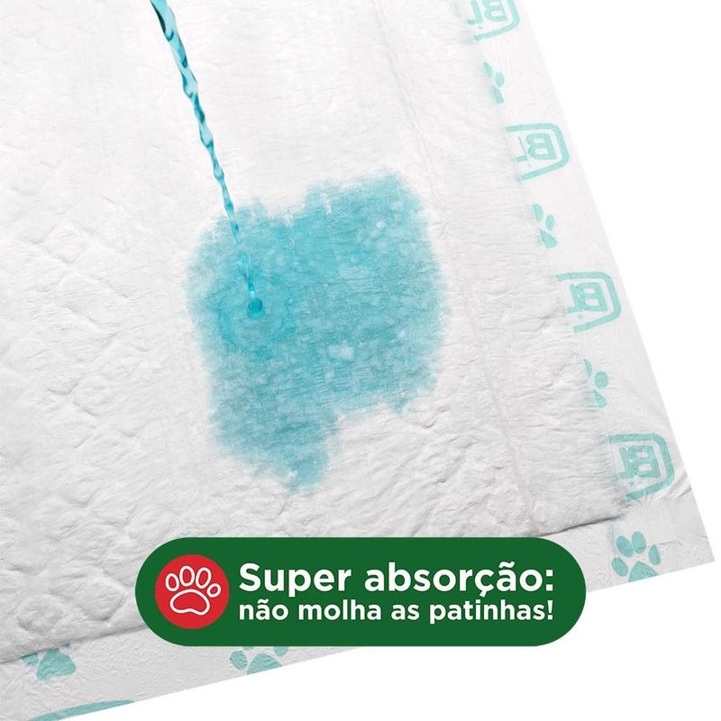 Tapete higiênico pads max 50 unidades 65x60cm blue mimo - 3