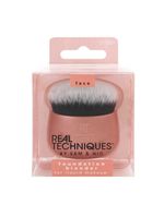 Real techniques kit com 3 pinceis – base + blush + finalização