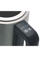 Chaleira elétrica black+decker kepg gourmand gris 1,7l seletor de temperatura led azul inox