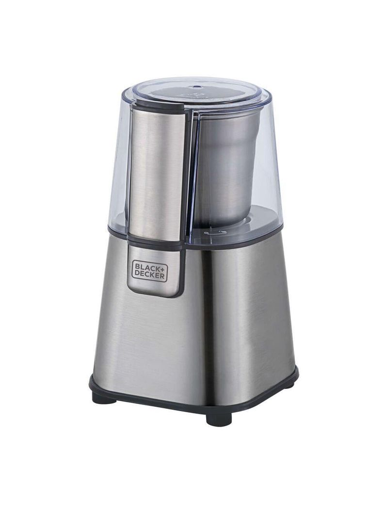 Moedor de grãos black+decker mg200 gourmand gris 220w inox