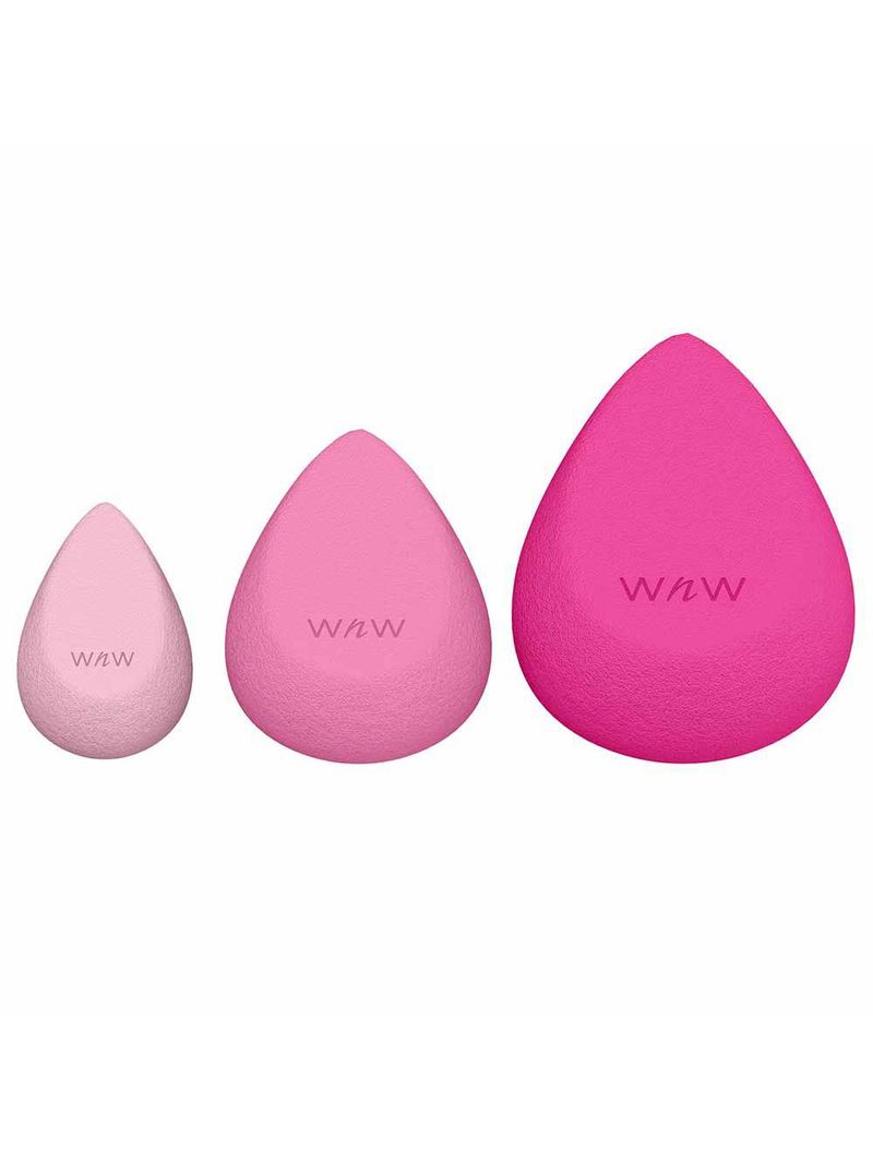 Wet n wild power trio kit com 3 esponjas de maquiagem