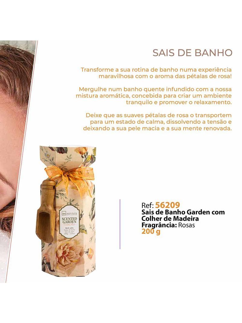 Sais de banho idc institute scented garden country rose