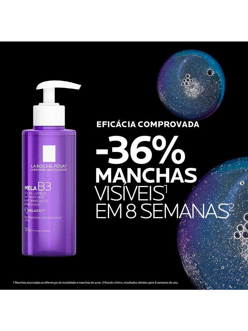 Gel de limpeza antimanchas la roche-posay mela b3