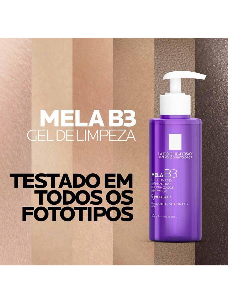Gel de limpeza antimanchas la roche-posay mela b3