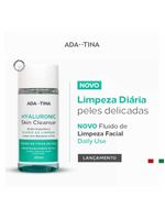 Fluido de limpeza hyaluronic ada tina skin cleanser