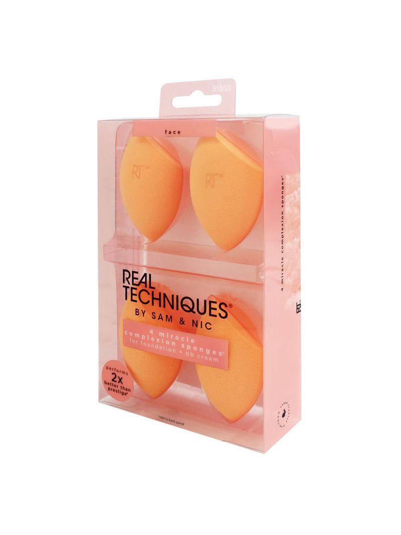 Real techniques miracle complexion sponge kit - 4 esponjas ovais