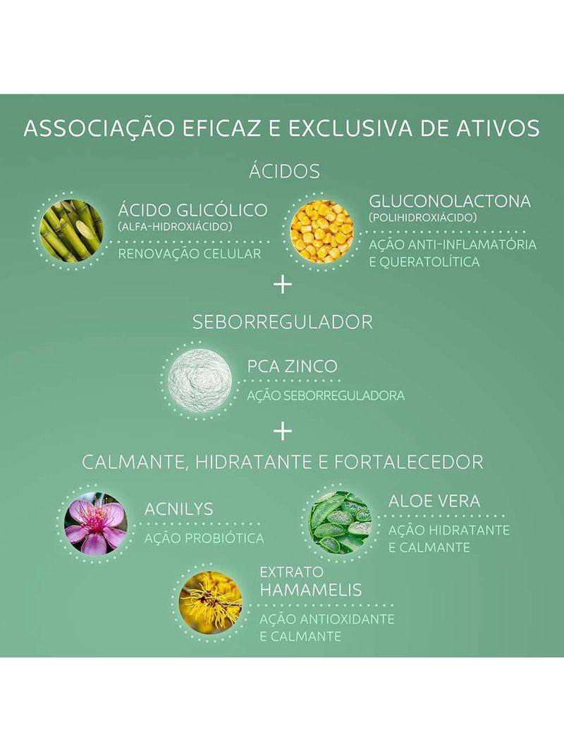 Solução antioleosidade mantecorp skincare glycare control