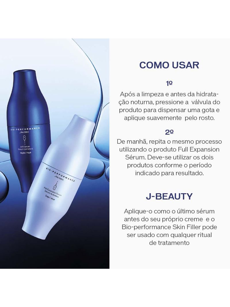 Sérum shiseido bio-performance skin filler refil