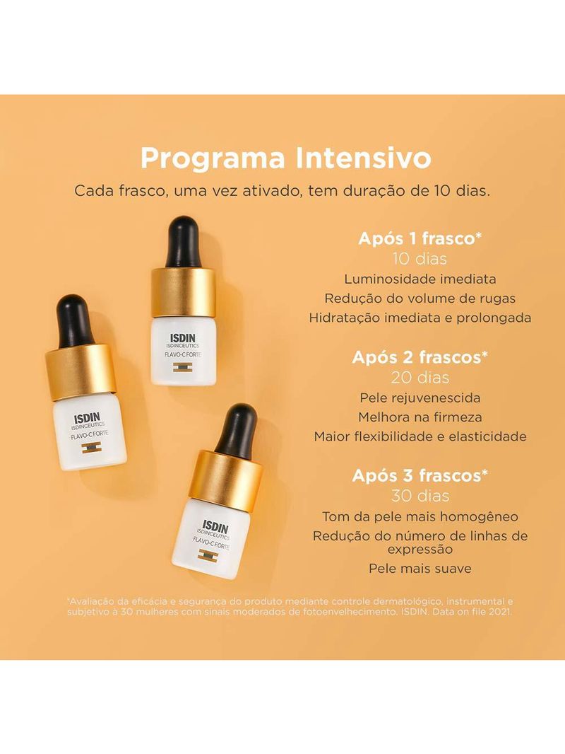 Sérum com vitamina c pura 15% isdinceutics - flavo c forte com 3 uni
