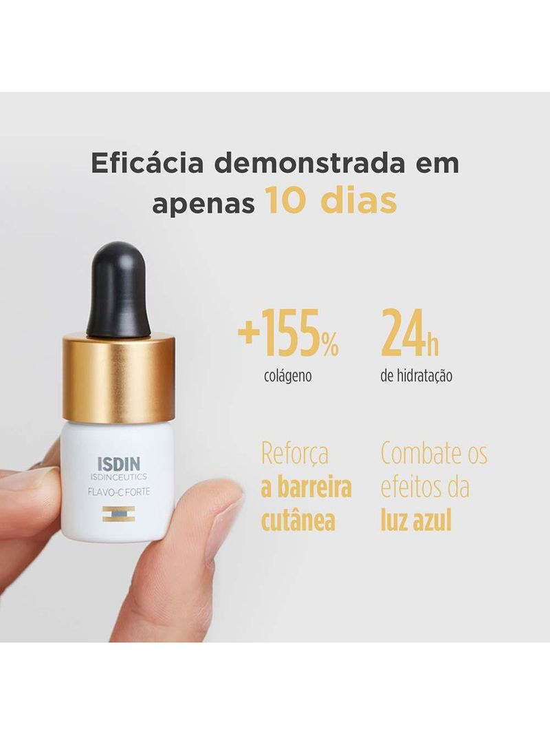 Sérum com vitamina c pura 15% isdinceutics - flavo c forte com 3 uni