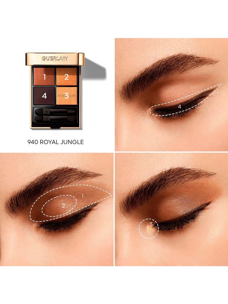 Paletas de sombras guerlain ombres g 940 royal jungle 6g