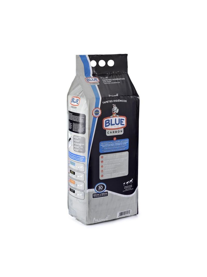 Tapete higiênico blue carbon 30 unidades - pp422