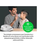 Inalador compressor - nebplus bivolt multi saúde - hc110