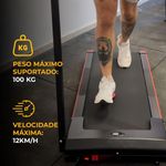Esteira Ergométrica Eletrônica 12 km-h com Inclinação Bivolt Ahead Sports