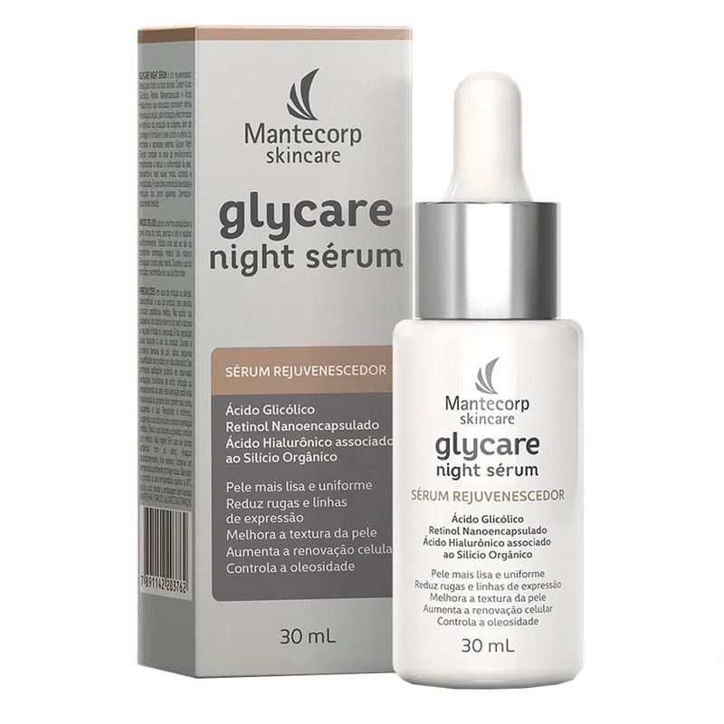 Sérum facial noturno mantecorp – glycare night sérum
