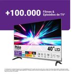 Smart tv 40" full hd philco p40cra roku tv hdr10 dolby audio