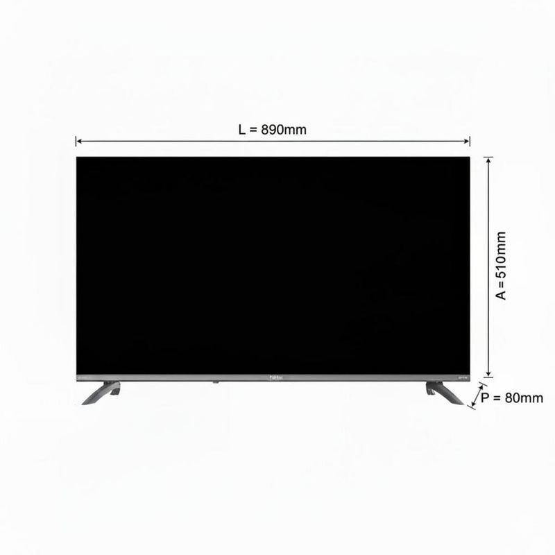 Smart tv 40" full hd philco p40cra roku tv hdr10 dolby audio