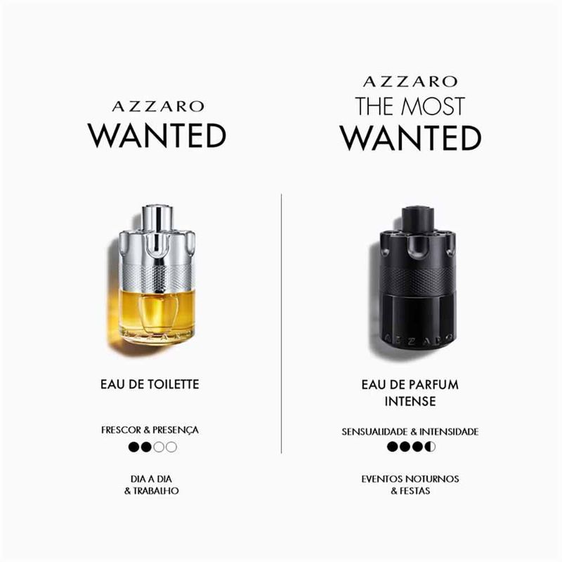 Perfume the most wanted azzaro masculino eau de parfum intense