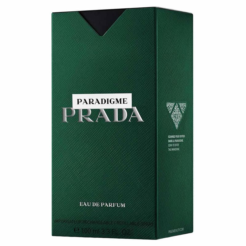 Perfume masculino refilável prada paradigme eau de parfum